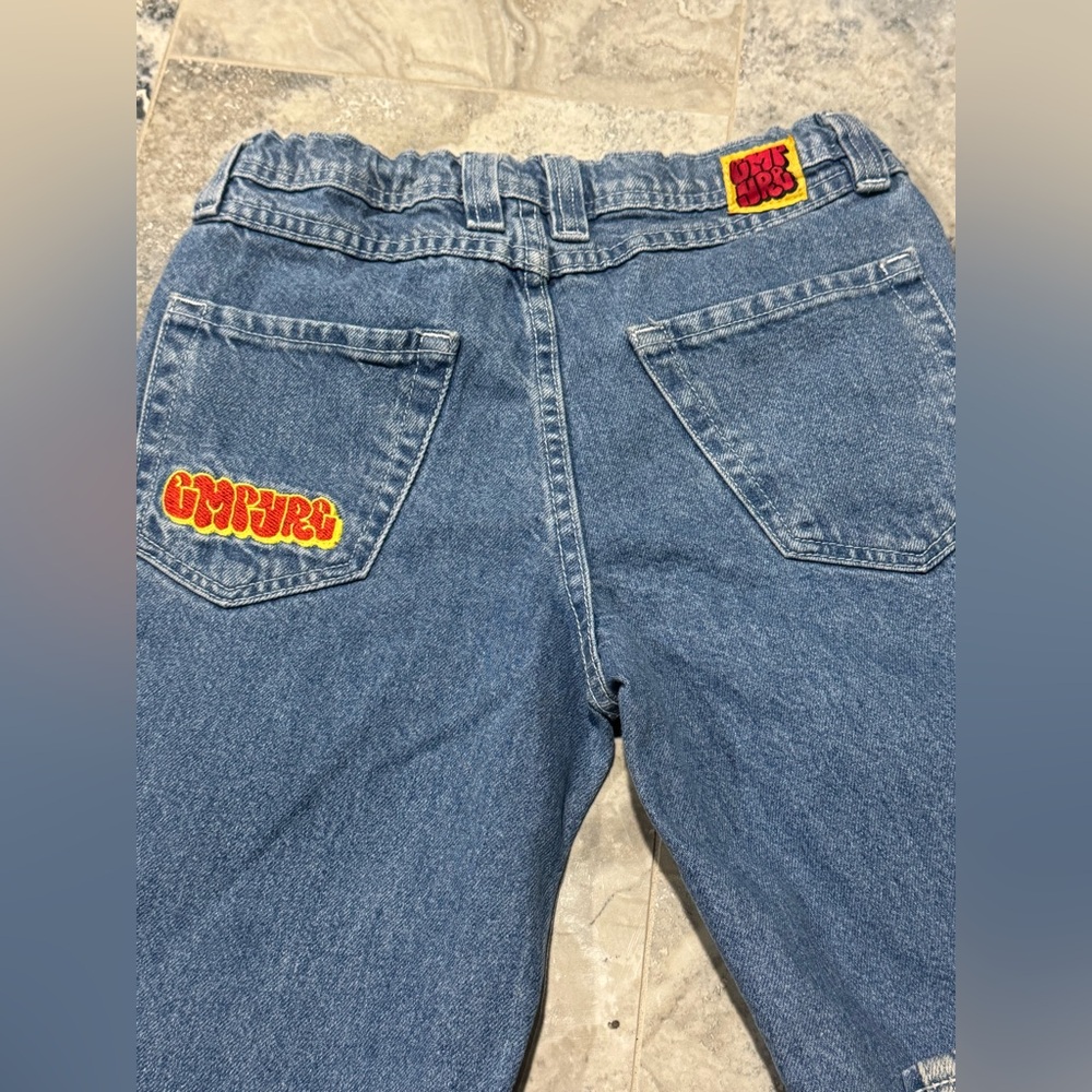 Empyre Women's Medium Blue Boyfriend Jeans - Picture 3 of 6